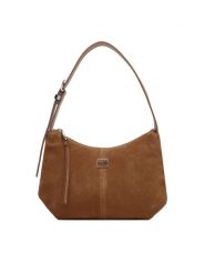 Tommy Jeans Torebka Tjw Slouchy Suede Shoulder Bag AW0AW18859 Brązowy. Brązowe torebki klasyczne damskie Tommy Jeans, z jeansu, bez dodatków. Za 649.99 zł.