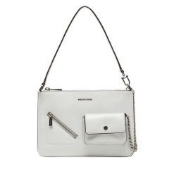 Torebka MICHAEL Michael Kors. Białe torebki wieczorowe damskie MICHAEL Michael Kors, bez wzorów, bez dodatków. Za 739.99 zł.