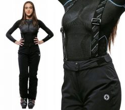 Damskie spodnie narciarskie Blizzard W2W Sappada 10.000 h2o. Czarne spodnie sportowe damskie BLIZZARD, m, bez wzorów, z elastanu, narciarskie. Za 439.90 zł.