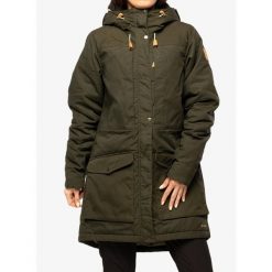 Kurtka ocieplana damska Fjallraven Singi Wool Padded Parka. Zielone kurtki damskie Fjällräven, bez wzorów, bez kaptura. Za 2,256.25 zł.