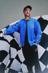 4F Bluza bomberka uniseks 4F x Bartosz Zmarzlik - niebieska XS. Niebieskie bluzy damskie 4F, xs, bez wzorów, z dzianiny, bez kaptura. Za 219.99 zł.