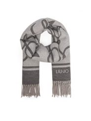 Liu Jo Szalik 2F6035 T0300 Czarny. Czarne szaliki damskie Liu Jo, bez wzorów, z syntetyku. Za 299.99 zł.