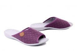 BEFADO 255D 010 fiolet, kapcie damskie. Fioletowe kapcie damskie Befado. Za 64.99 zł.