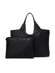 KARL LAGERFELD Torebka A3W30115 Czarny. Czarne shopper bag KARL LAGERFELD, bez wzorów, ze skóry, bez dodatków. Za 659.99 zł.