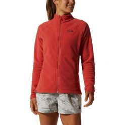 Damska bluza polarowa Mountain Hardwear Polartec Microfleece z pełnym zamkiem bł. Czerwone bluzy damskie Mountain Hardwear, na zimę, xs, bez wzorów, z polaru, bez kaptura. Za 269.00 zł.