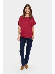 SAINT TROPEZ Sweter w kolorze czerwonym rozmiar: L. Czerwone swetry klasyczne damskie Saint Tropez, l, bez kołnierzyka. Za 82.99 zł.