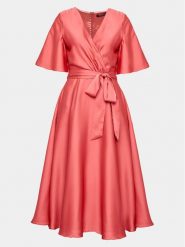Swing Sukienka codzienna 5AF00900 Czerwony Relaxed Fit. Czerwone sukienki damskie Swing, bez wzorów, z syntetyku, bez ramiączek. Za 849.99 zł.