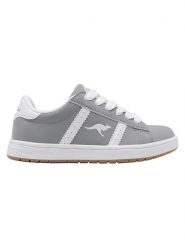Kangaroos Sneakersy "K-CA Miles FL" w kolorze szaro-białym rozmiar: 39. Białe obuwie sportowe damskie KangaROOS, bez zapięcia. Za 79.21 zł.
