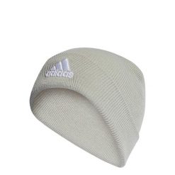 Czapka beannie adidas Logo. Białe czapki damskie Adidas, bez wzorów, z dzianiny. Za 98.99 zł.