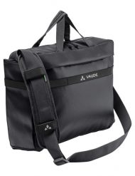 Torba na rower VAUDE Mineo. Czarne torby na laptopa Vaude, bez wzorów, z materiału. Za 627.45 zł.