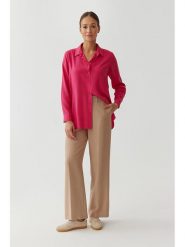 TATUUM Bluzka w kolorze różowym rozmiar: 44. Różowe bluzki damskie TATUUM, bez wzorów, z lyocellu, bez kołnierzyka, bez ramiączek. Za 113.10 zł.