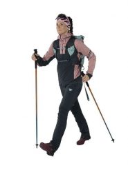 DYNAFIT Kurtka softshellowa "Speed" w kolorze czarno-jasnoróżowym rozmiar: XL. Czarne kurtki sportowe damskie Dynafit, xl, bez wzorów, z materiału, bez kaptura. Za 428.43 zł.