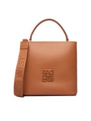 Nine West Torebka CEO-Aera-LDA8888 Brązowy. Brązowe torebki klasyczne damskie Nine West, z materiału, bez dodatków. Za 199.99 zł.