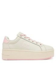 Tommy Jeans Sneakersy Tjw Flatform Ess EN0EN02518 Różowy. Czerwone obuwie sportowe damskie Tommy Jeans, z jeansu, bez zapięcia. Za 249.99 zł.