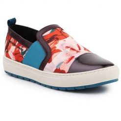 Buty do chodzenia damskie Geox D Breeda. Brązowe obuwie sportowe damskie Geox, z materiału, bez zapięcia, trekkingowe. Za 599.99 zł.