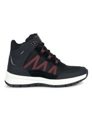 Geox Sneakersy "Braies" w kolorze czarnym rozmiar: 37. Czarne obuwie sportowe damskie Geox, z materiału, za kostkę, bez zapięcia. Za 174.02 zł.