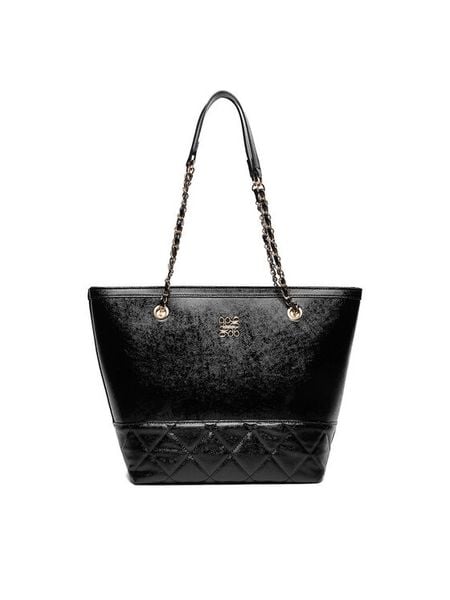 Nine West Torebka C-TRINITY-KY090 Czarny. Czarne shopper bag Nine West, bez wzorów, bez dodatków. Za 229.99 zł.