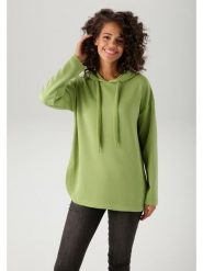 Aniston Bluza w kolorze zielonym rozmiar: 48. Zielone bluzy damskie Aniston, bez wzorów, z kapturem. Za 74.11 zł.