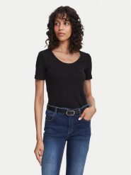 Weekend Max Mara T-Shirt Multij 2625946031 Czarny Regular Fit. Czarne t-shirty damskie Weekend Max Mara, m, bez wzorów, z bawełny, bez kołnierzyka. Za 374.99 zł.