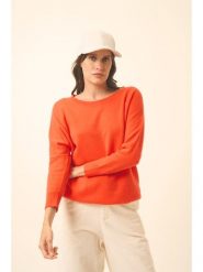 Just Cashmere Kaszmirowy sweter "Rebecca" w kolorze pomarańczowym rozmiar: L. Pomarańczowe swetry klasyczne damskie Just Cashmere, l, z kaszmiru, bez kołnierzyka. Za 404.65 zł.