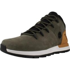 Buty TIMBERLAND SPRINT TREKKER MID LAC Zielony. Zielone obuwie trekkingowe damskie Timberland, ze skóry, bez zapięcia. Za 566.99 zł.