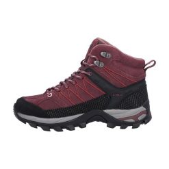 Buty trekkingowe damskie CMP Rigel Mid. Czarne obuwie trekkingowe damskie CMP, z gumy, bez zapięcia. Za 429.99 zł.