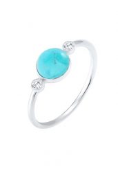 Elli Damski Boho Trend z cyrkoniami i holwitem w srebrze 925 Sterling Silver Pierścionki 1 ct. Szare pierścionki damskie Elli, z cyrkonią, srebrne. Za 211.64 zł.