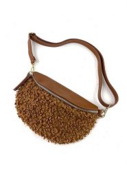 Marlon Skórzana saszetka w kolorze jasnobrązowym - 26 x 16 x 7 cm rozmiar: onesize. Brązowe nerki i saszetki damskie Marlon, bez wzorów, z materiału. Za 128.95 zł.