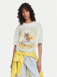 Billabong T-Shirt Sunset Mindset EBJZT00462 Kremowy Regular Fit. Białe t-shirty damskie Billabong, s, bez wzorów, z bawełny, bez kołnierzyka. Za 159.99 zł.