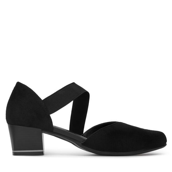 Czółenka Lasocki. Czarne czółenka damskie Lasocki, bez wzorów, bez obcasa. Za 179.99 zł.