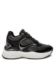 KARL LAGERFELD Sneakersy KL65724M Czarny. Czarne obuwie sportowe damskie KARL LAGERFELD, ze skóry, bez zapięcia. Za 559.99 zł.