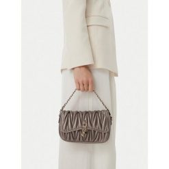 Torebka Eva Minge. Szare listonoszki damskie Eva Minge, bez wzorów, bez dodatków. Za 229.99 zł.