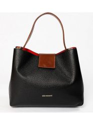 Mia Tomazzi Skórzana torebka "Fusetti" w kolorze czarnym - 34 x 25 x 13 cm rozmiar: onesize. Czarne torebki klasyczne damskie Mia Tomazzi, z materiału, przez ramię, bez dodatków. Za 375.96 zł.