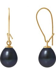 Mitzuko Kolczyki z perłami w kolorze tahiti rozmiar: onesize. Czarne kolczyki damskie Mitzuko, z perłą, złote, z zapięciem typu bigiel. Za 674.99 zł.