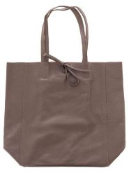 Zwillingsherz Skórzany shopper bag w kolorze brązowym - 40 x 45 cm rozmiar: onesize. Brązowe shopper bag Zwillingsherz, bez wzorów, z materiału, na ramię, bez dodatków. Za 281.91 zł.