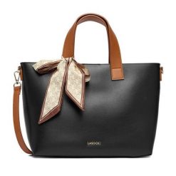 Torebka Lasocki. Czarne torebki klasyczne damskie Lasocki, bez dodatków. Za 199.99 zł.