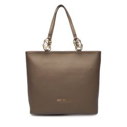 Torebka LOVE MOSCHINO. Brązowe shopper bag Love Moschino, bez dodatków. Za 1,009.00 zł.