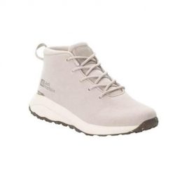 Buty do chodzenia damskie Jack Wolfskin Campfire Mid Wool. Szare obuwie sportowe damskie Jack Wolfskin, z materiału, bez zapięcia, trekkingowe. Za 513.00 zł.