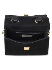 Clarks Skórzana torebka "Roslyn Ritzy" w kolorze czarnym - 18 x 15 x 6,5 cm rozmiar: onesize. Czarne torebki klasyczne damskie Clarks, z materiału, przez ramię, bez dodatków. Za 201.55 zł.