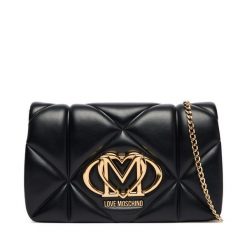 Torebka LOVE MOSCHINO. Czarne torebki wieczorowe damskie Love Moschino, bez wzorów, bez dodatków. Za 789.99 zł.