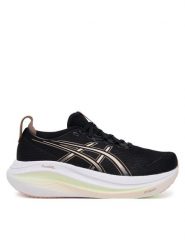 Asics Buty do biegania Gel-Nimbus 27 1012B753 Czarny. Czarne obuwie sportowe damskie Asics, z materiału, bez zapięcia, do biegania. Za 719.99 zł.