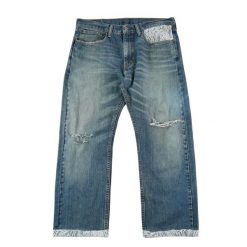 Damskie jeansy z koronką. Niebieskie jeansy damskie Levi's. Za 170.36 zł.