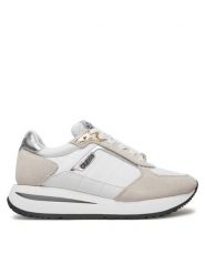 Guess Sneakersy FLPEGY FAB12 Biały. Białe obuwie sportowe damskie Guess, ze skóry, bez zapięcia. Za 279.99 zł.