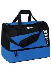 Torba sportowa z dolną przegrodą Erima Six Wings. Czarne torby sportowe Erima, bez wzorów, z poliesteru. Za 149.25 zł.
