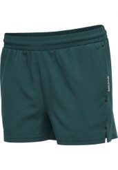 Szorty damskie Hummel Move Grid. Zielone spodenki sportowe damskie Hummel, xl, bez wzorów, z elastanu, z standardowym stanem, na fitness i siłownię. Za 179.15 zł.