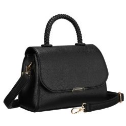 Listonoszka damska mała czarna torebka crossbody ze skóry ekologicznej Peterson PTN MX01-F. Czarne kuferki damskie Peterson, bez wzorów, ze skóry ekologicznej, do ręki, małe, bez dodatków. Za 94.99 zł.