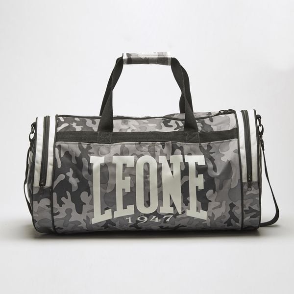 Torba treningowa Leone Mimetic. Szare torby sportowe LEONE 1947, bez wzorów. Za 191.45 zł.