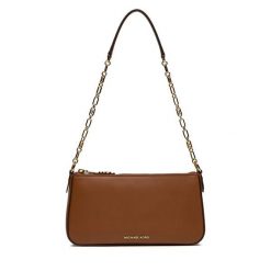 Torebka MICHAEL Michael Kors. Brązowe torebki wieczorowe damskie MICHAEL Michael Kors, bez wzorów, bez dodatków. Za 589.99 zł.