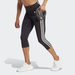 Szorty adidas Wms Designed 2 Move 3-stripes 34 Tight, Kobiety. Białe spodenki sportowe damskie Adidas, xs, bez wzorów, na jogę i pilates. Za 190.00 zł.