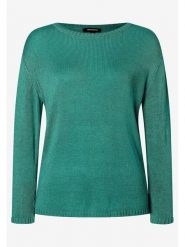 More & More Koszulka w kolorze zielonym rozmiar: 44. Zielone bluzki damskie More & More, bez wzorów, bez kołnierzyka, bez ramiączek. Za 69.99 zł.